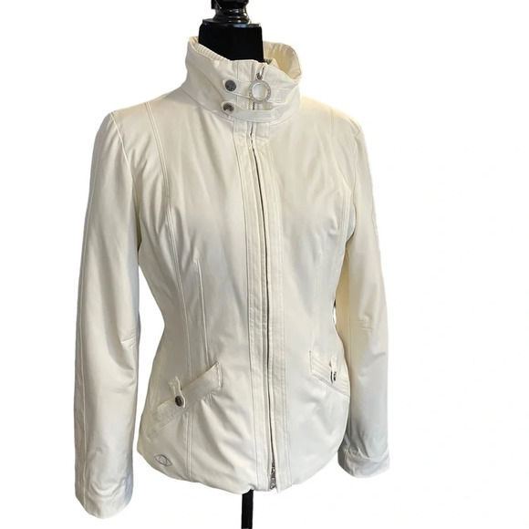Erin Snow Off White Ski Snowboarding Jacket - Picture 1 of 11